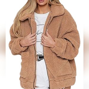 Sherpa jacket Dual pockets size M